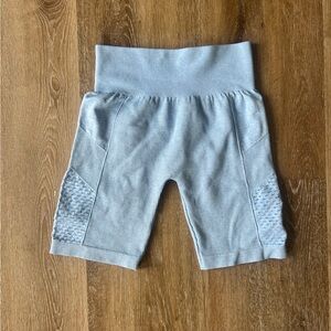 Light Blue Biker Shorts